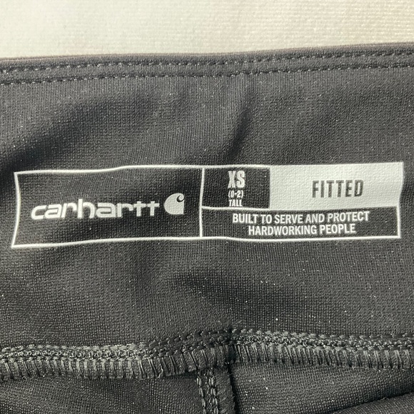 Carhartt 102482 - Women's Force® Utility Knit Pant Black size X-small Tall NWT - Picture 8 of 11